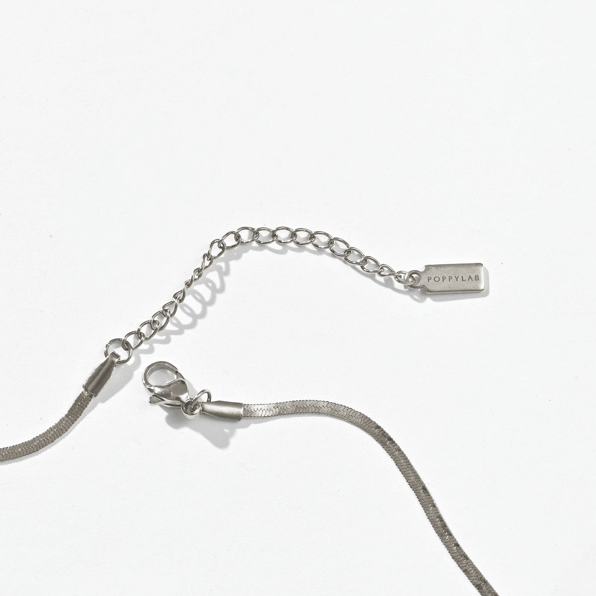 Lorelai 2mm Snake Necklace | Silver