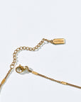 Carrey Hammered Necklace | Gold