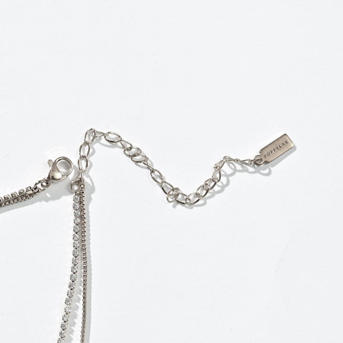 Ava Layered Tennis Necklace | Silver