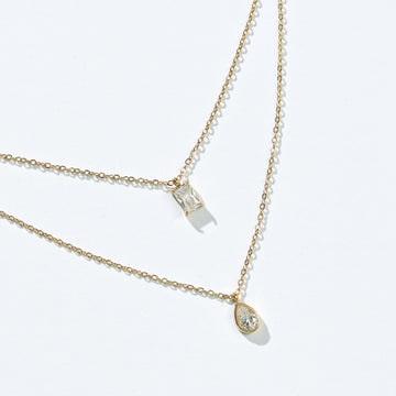 Jessica Layered Necklace | Gold
