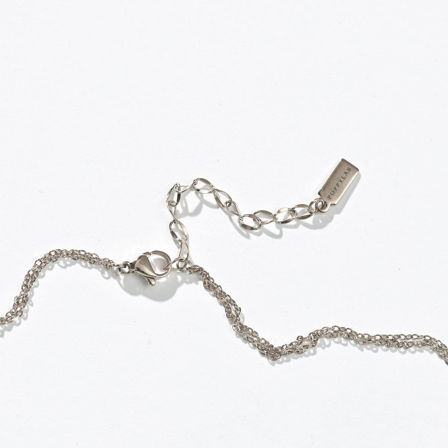 Jessica Layered Necklace | Silver