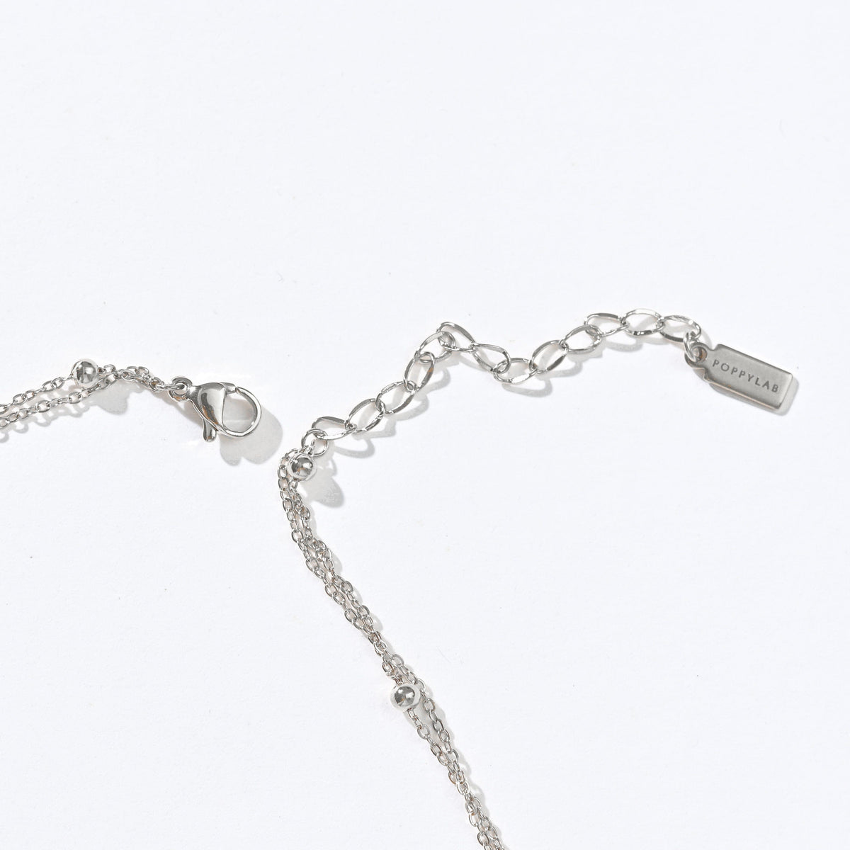 Atlas Layered Necklace | Silver