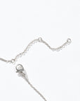 Amy Bow Necklace | Silver