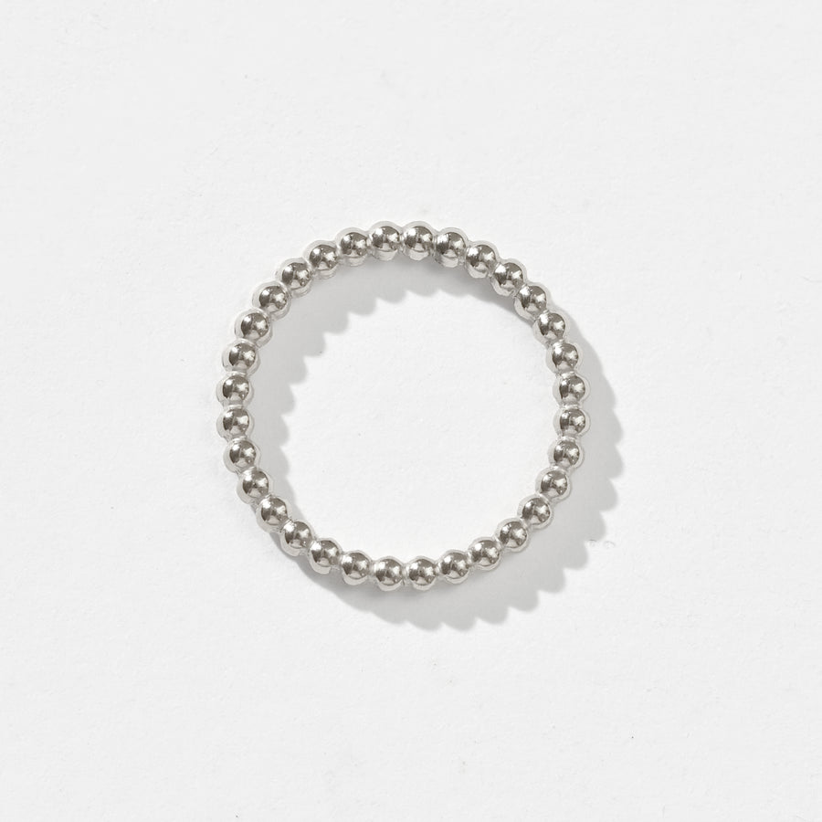 Allison Beaded Ring | Silver
