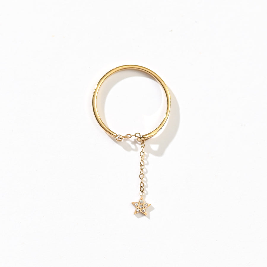 Reese Open Star Ring