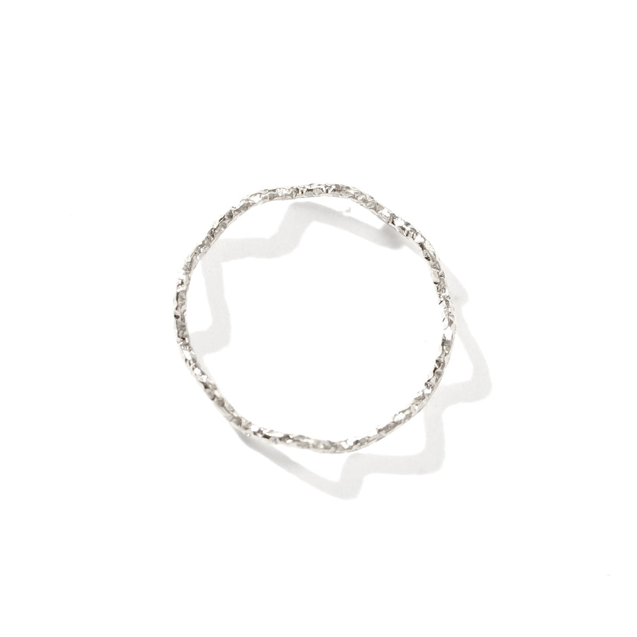 Alicia Dainty Wave Ring | Silver