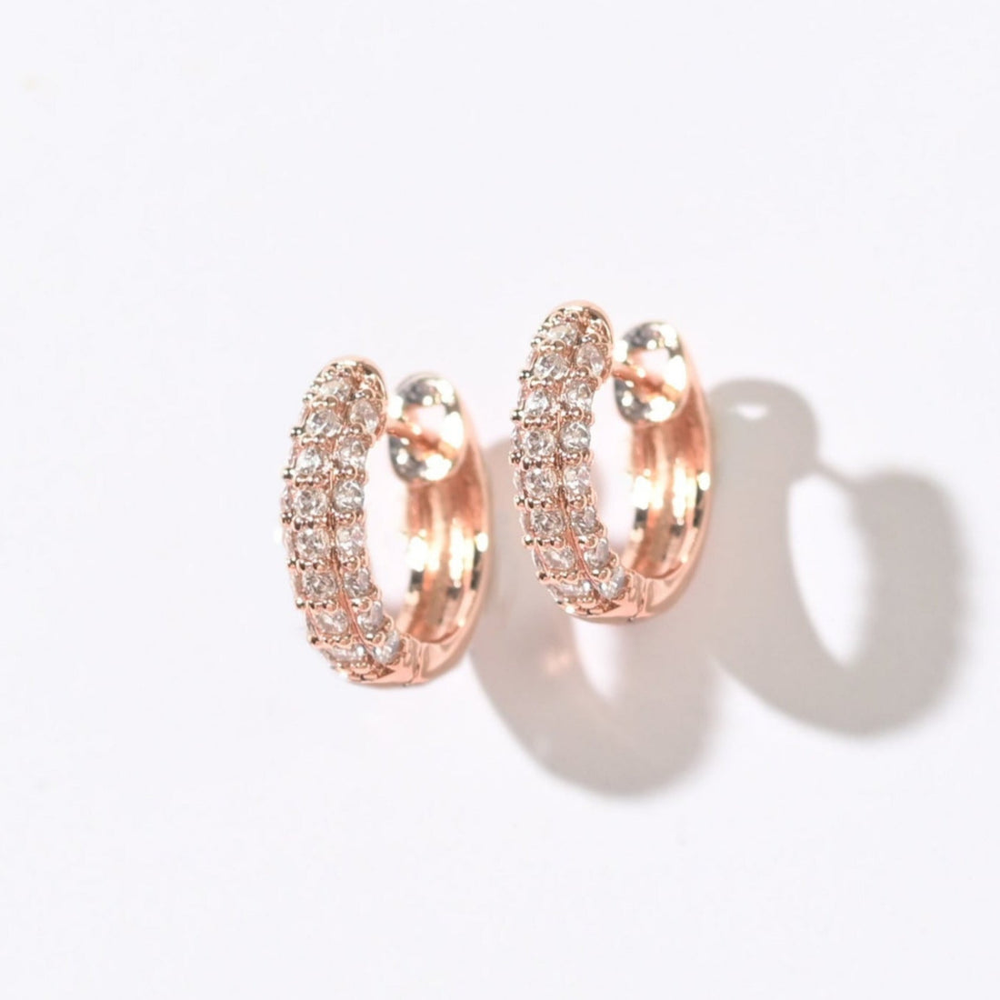 Amara Huggies | Clear Rose Gold