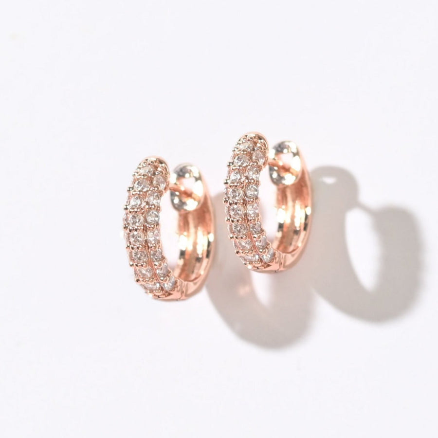 Amara Huggies | Clear Rose Gold