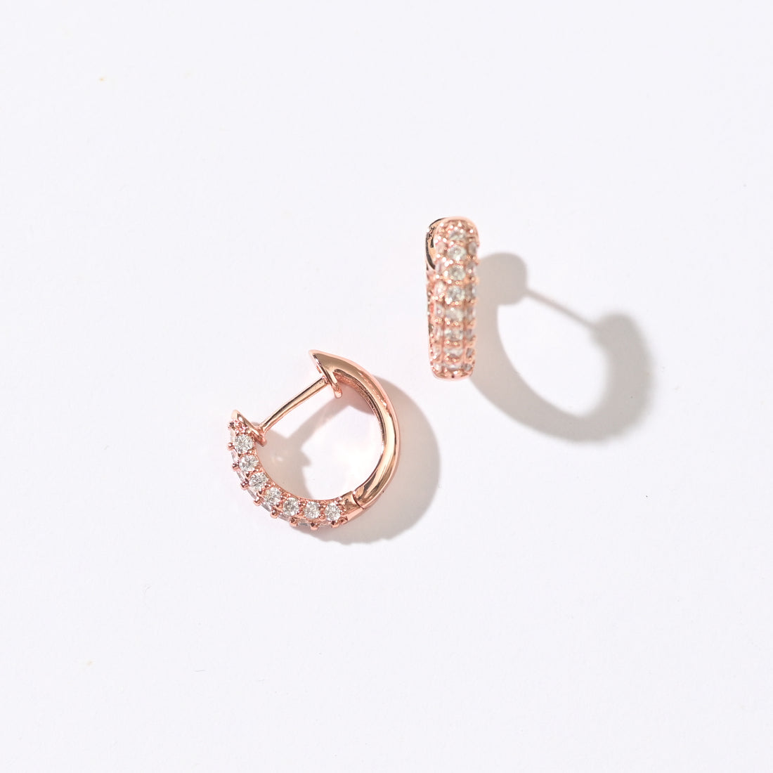 Amara Huggies | Clear Rose Gold