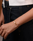 Morse Code Bracelet | Gold