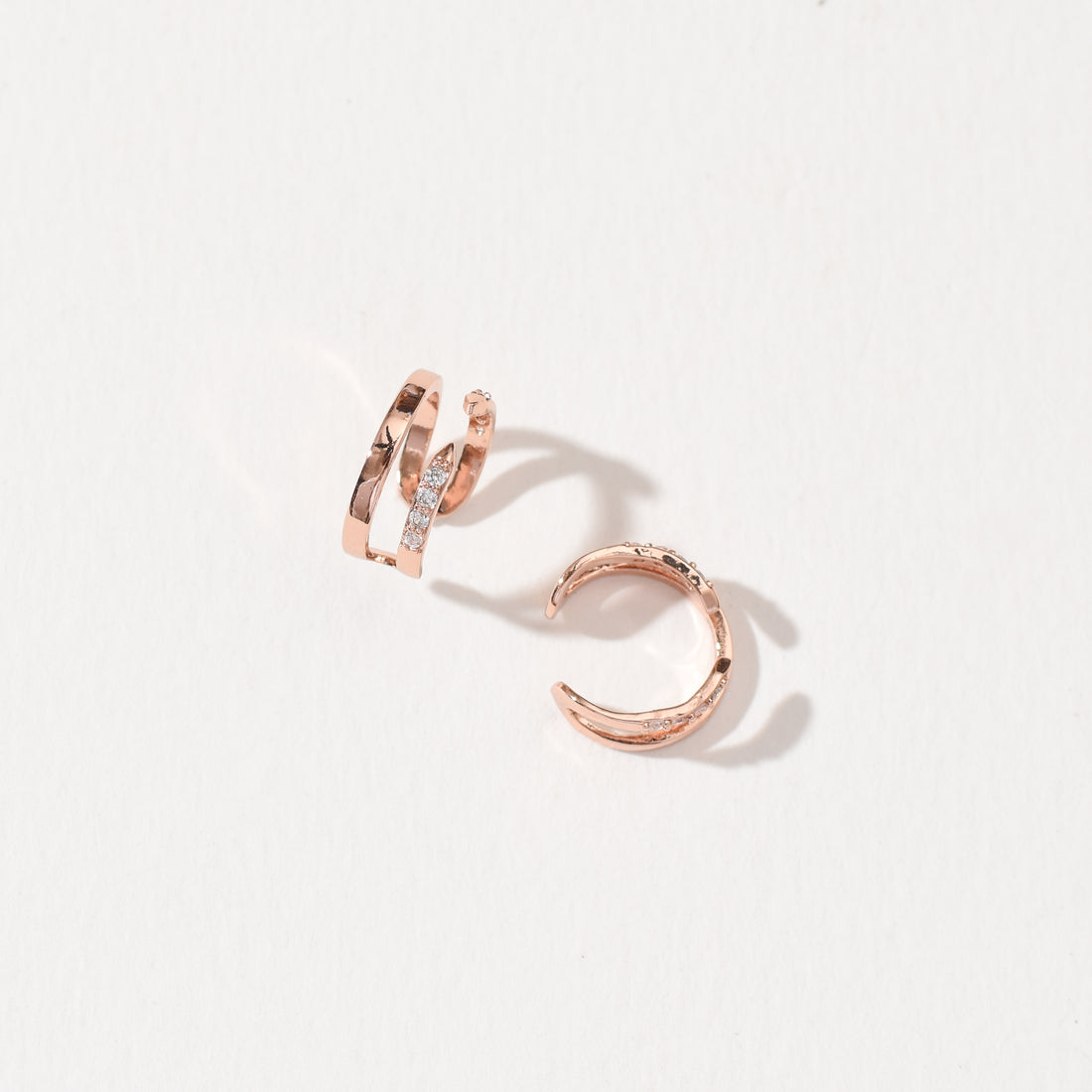 Eva Ear Cuffs | Rose Gold