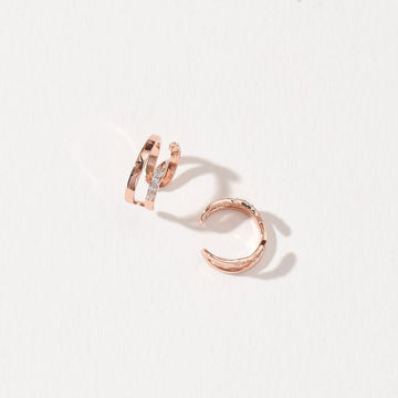 Eva Ear Cuffs | Rose Gold