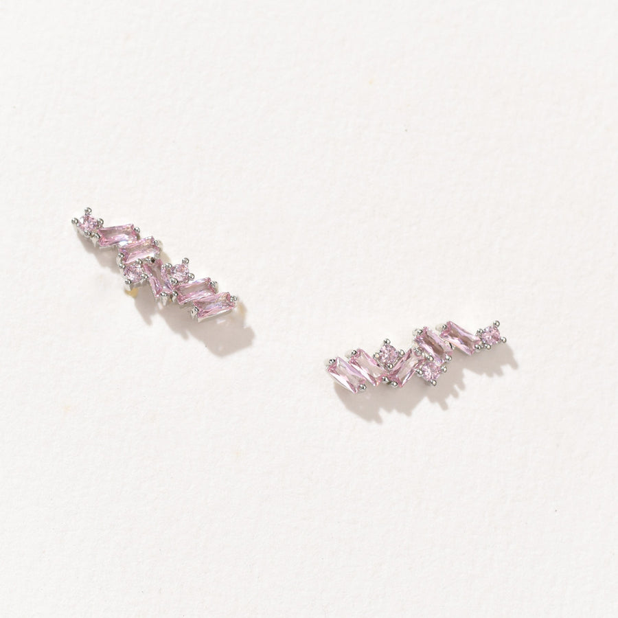 Zara Climber | Blush Silver