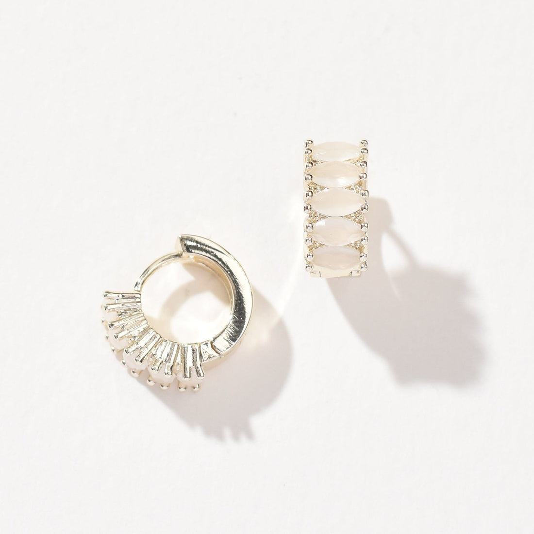 Jada Hoop | Porcelain 14k Gold