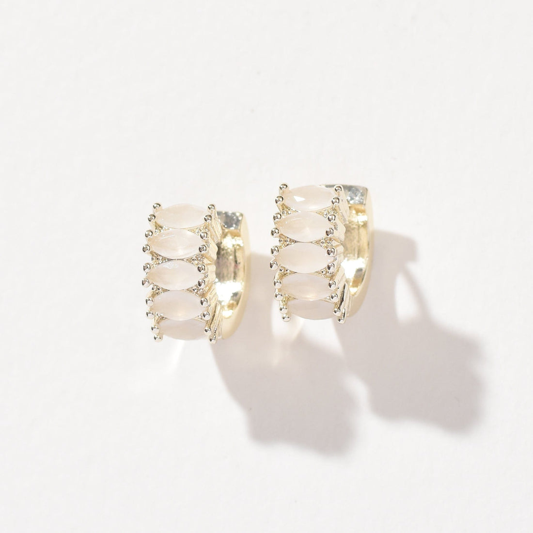 Jada Hoop | Porcelain 14k Gold