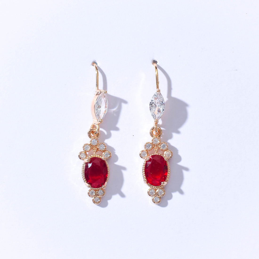 Ru-Lin | Red Dangles