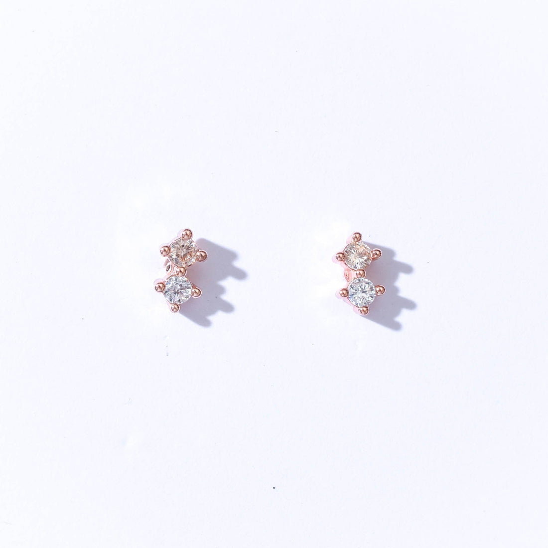 Hazel Studs | Rose Gold