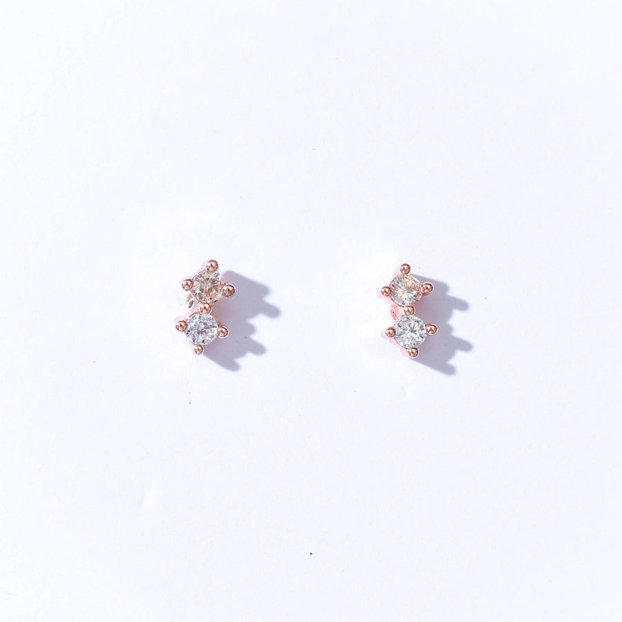 Hazel Studs | Rose Gold
