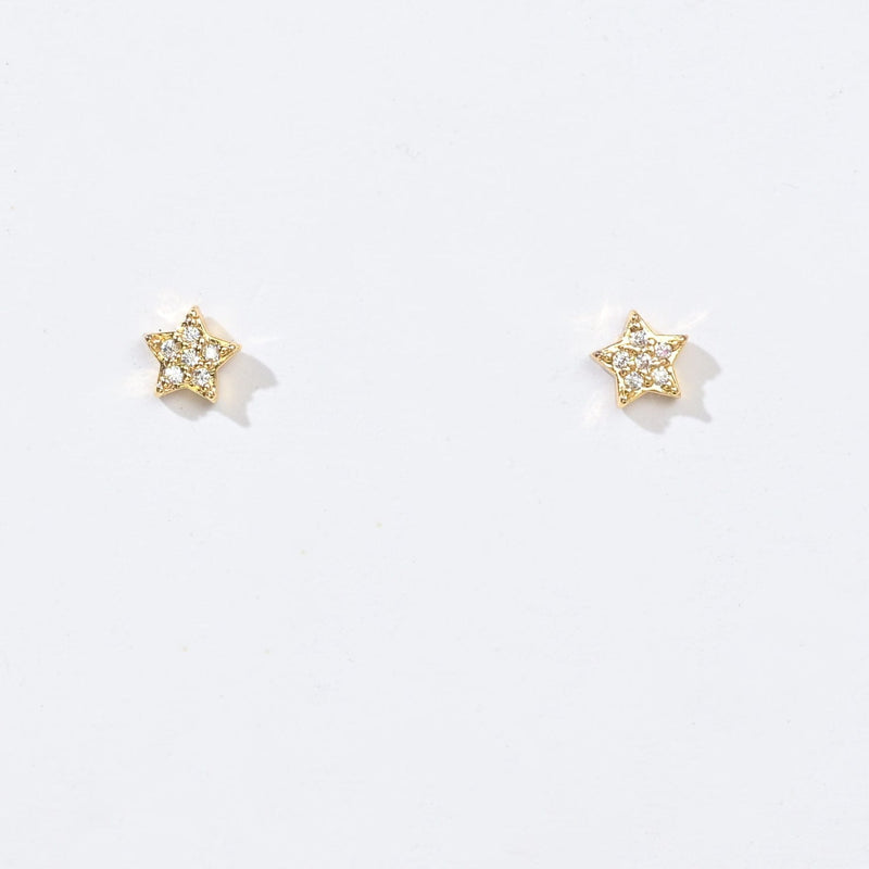 Starlight Star Studs | Gold