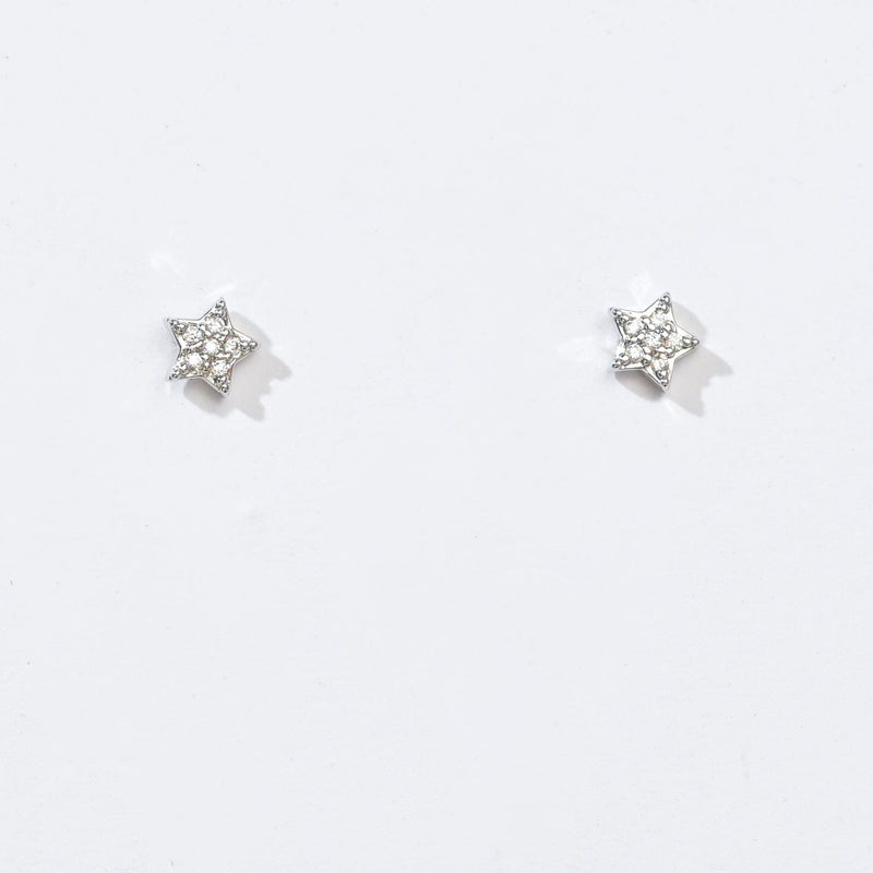 Starlight Star Studs | Silver