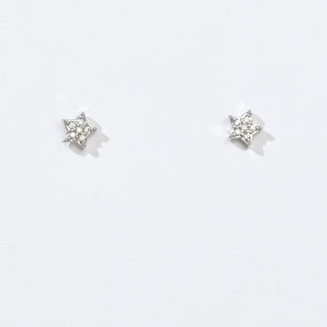 Starlight Star Studs | Silver