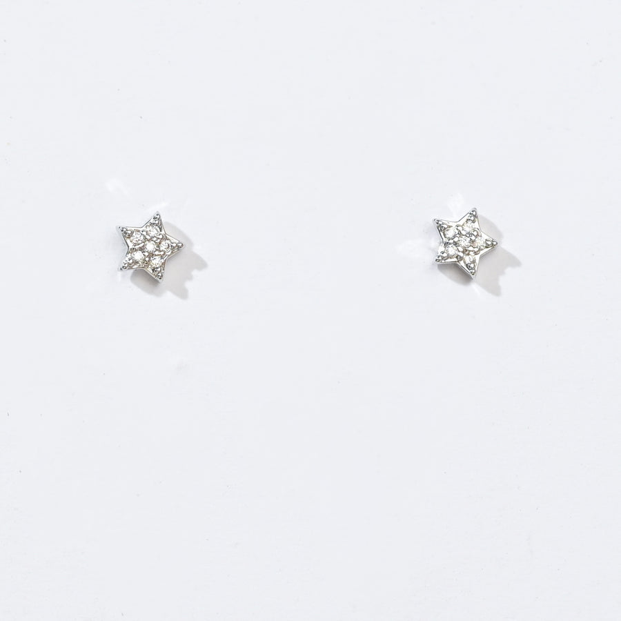 Starlight Star Studs | Silver