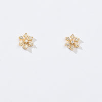 Lumi Snowflake Studs | Gold