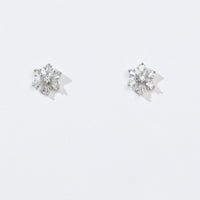 Lumi Snowflake Studs | Silver
