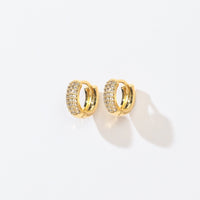 Rhea Baby Huggies | Clear Gold