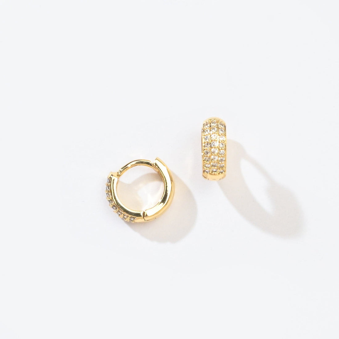 Rhea Baby Huggies | Clear Gold