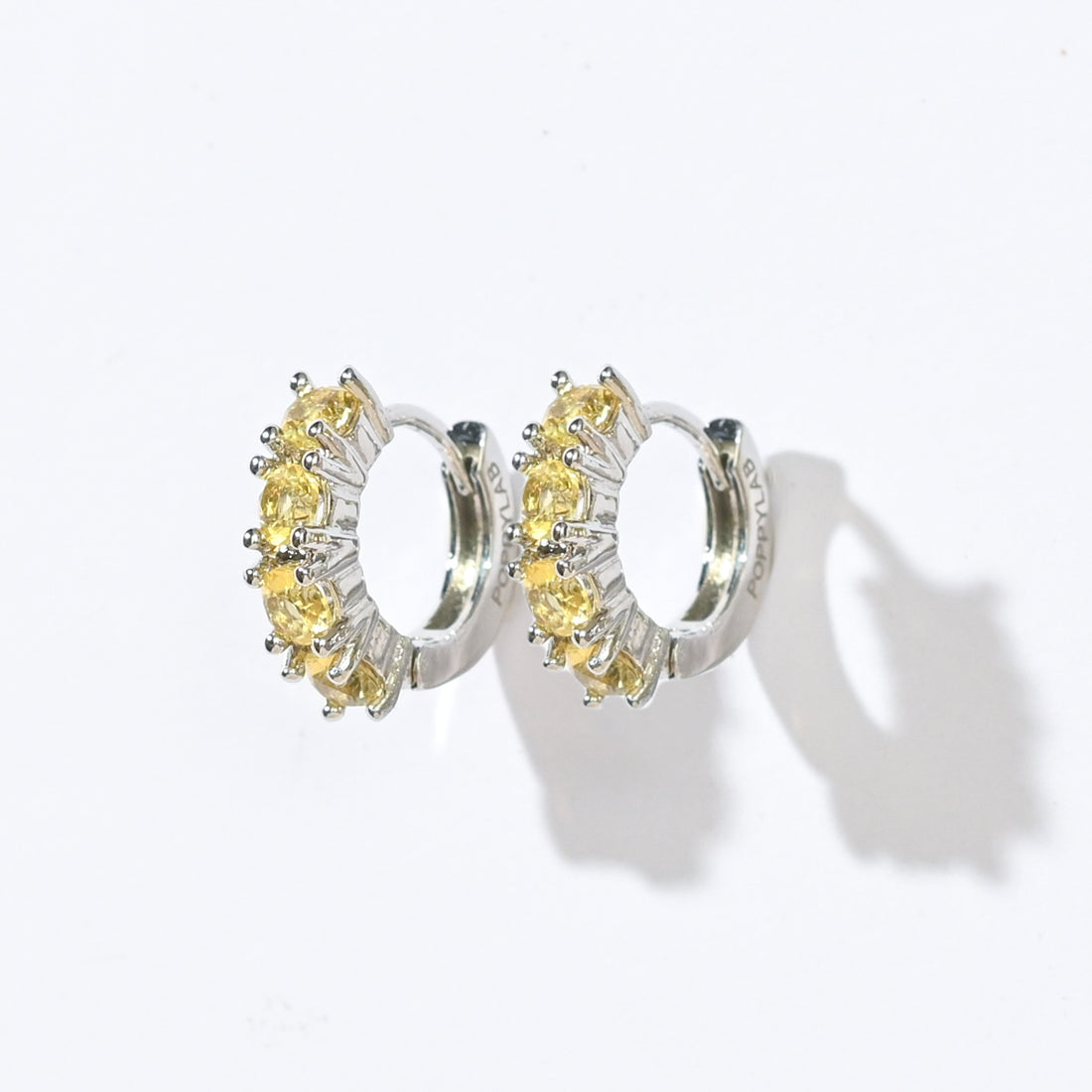 Kaia Mini Huggies | Sunrise Silver