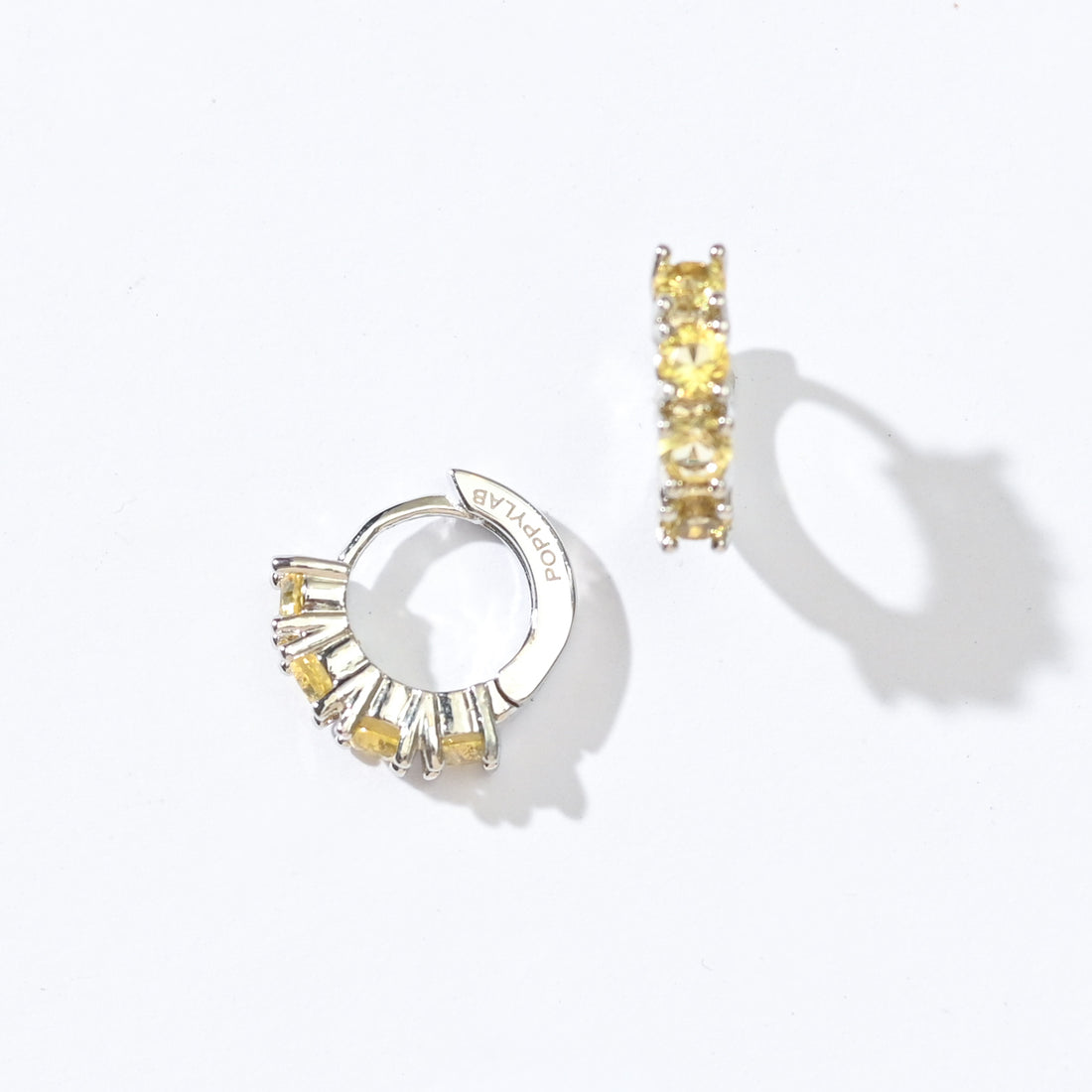 Kaia Mini Huggies | Sunrise Silver