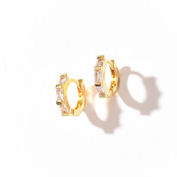 Naila Huggies | Clear Gold