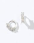 Kaia Mini Huggies | Clear Platinum