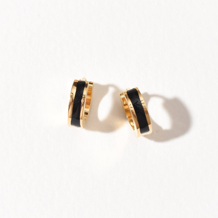 Lena Huggie Black | Gold SST