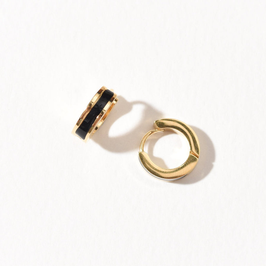 Lena Huggie Black | Gold SST