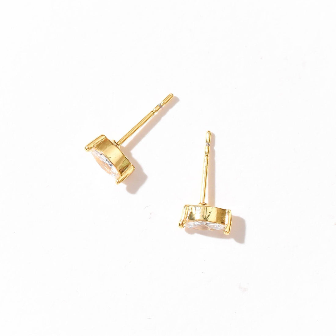 Carmen Marquise Studs | Gold