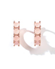 Kaia Mini Huggies | Baby Pink Rose Gold