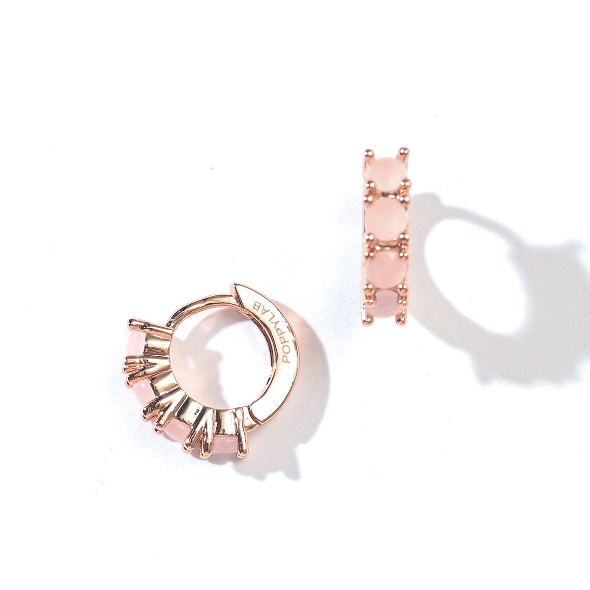 Kaia Mini Huggies | Baby Pink Rose Gold