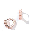 Kaia Mini Huggies | Baby Pink Rose Gold