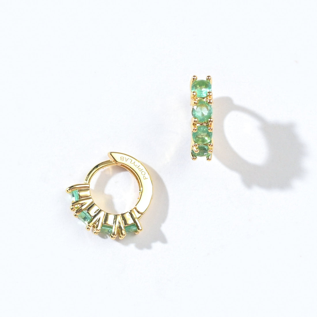 Kaia Mini Huggies | Spring Green Gold