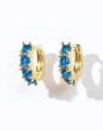 Kaia Mini Huggies | Royal Blue Gold