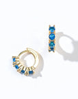 Kaia Mini Huggies | Royal Blue Gold
