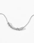Morse Code Necklace | Silver
