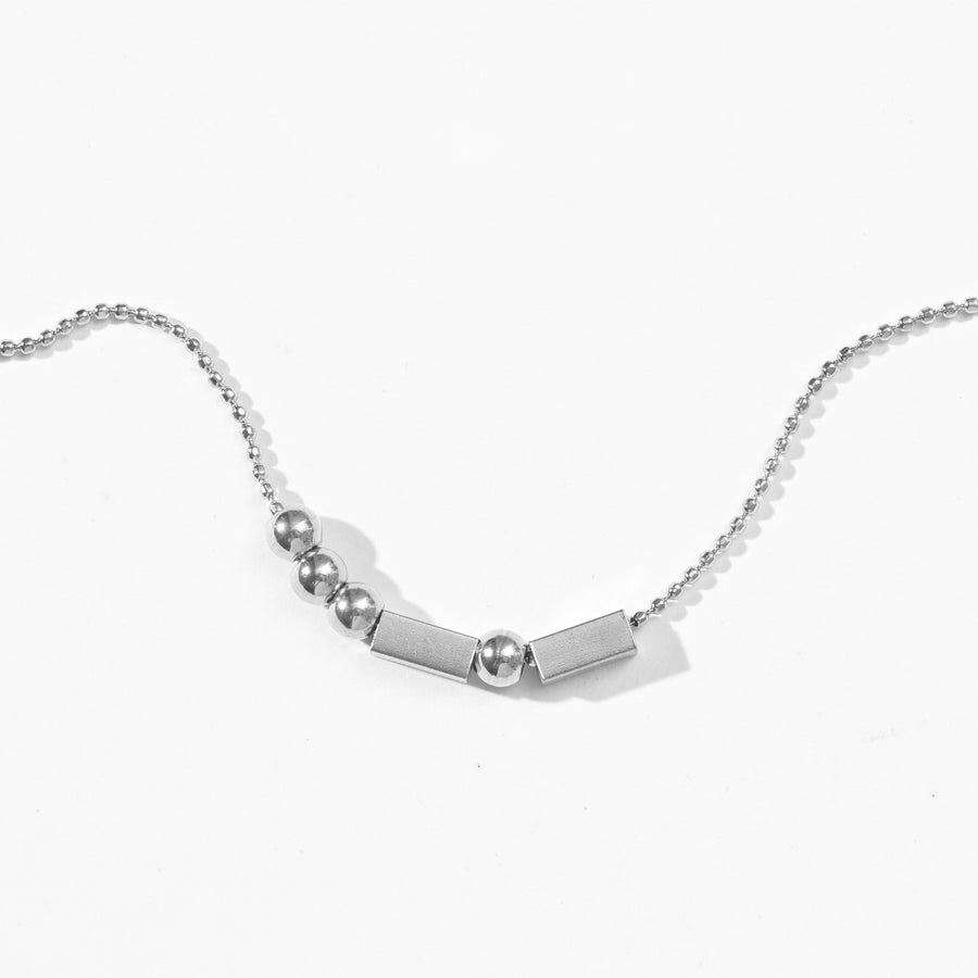 Morse Code Necklace | Silver