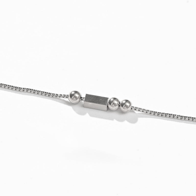 MS Bracelet Box Chain | Silver