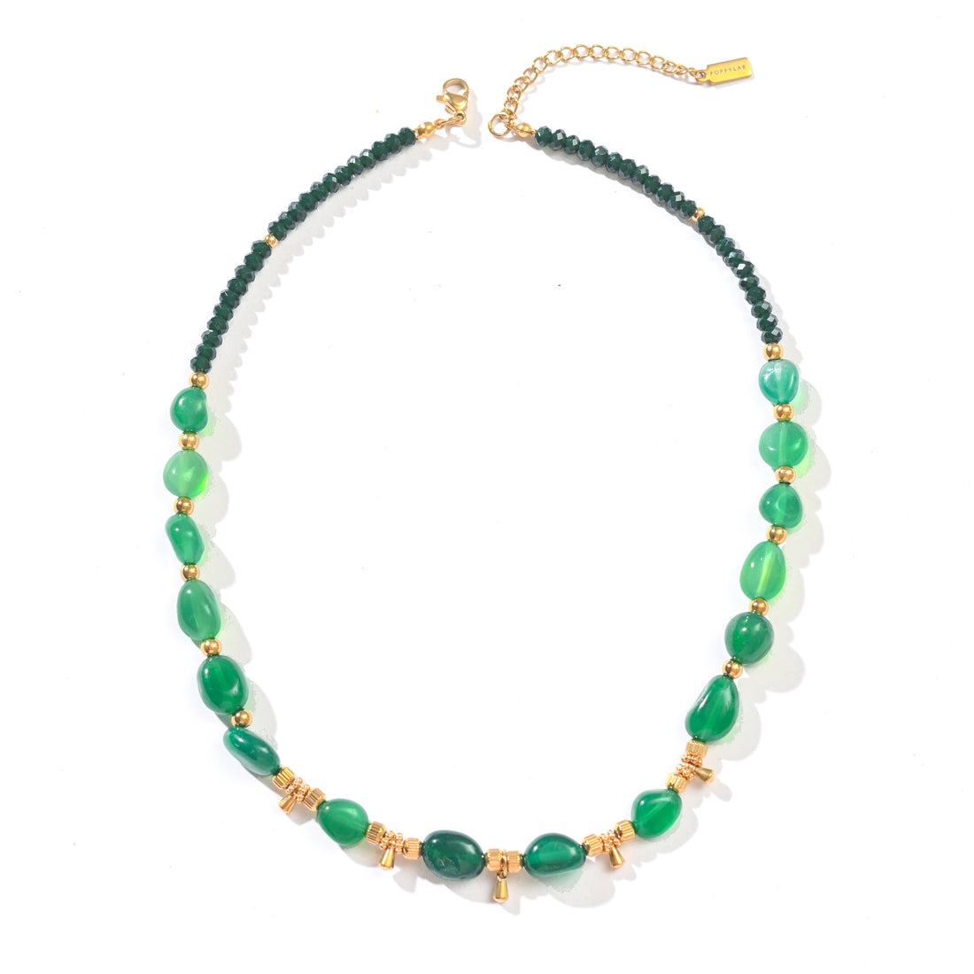 Tahlia Green Agate Necklace