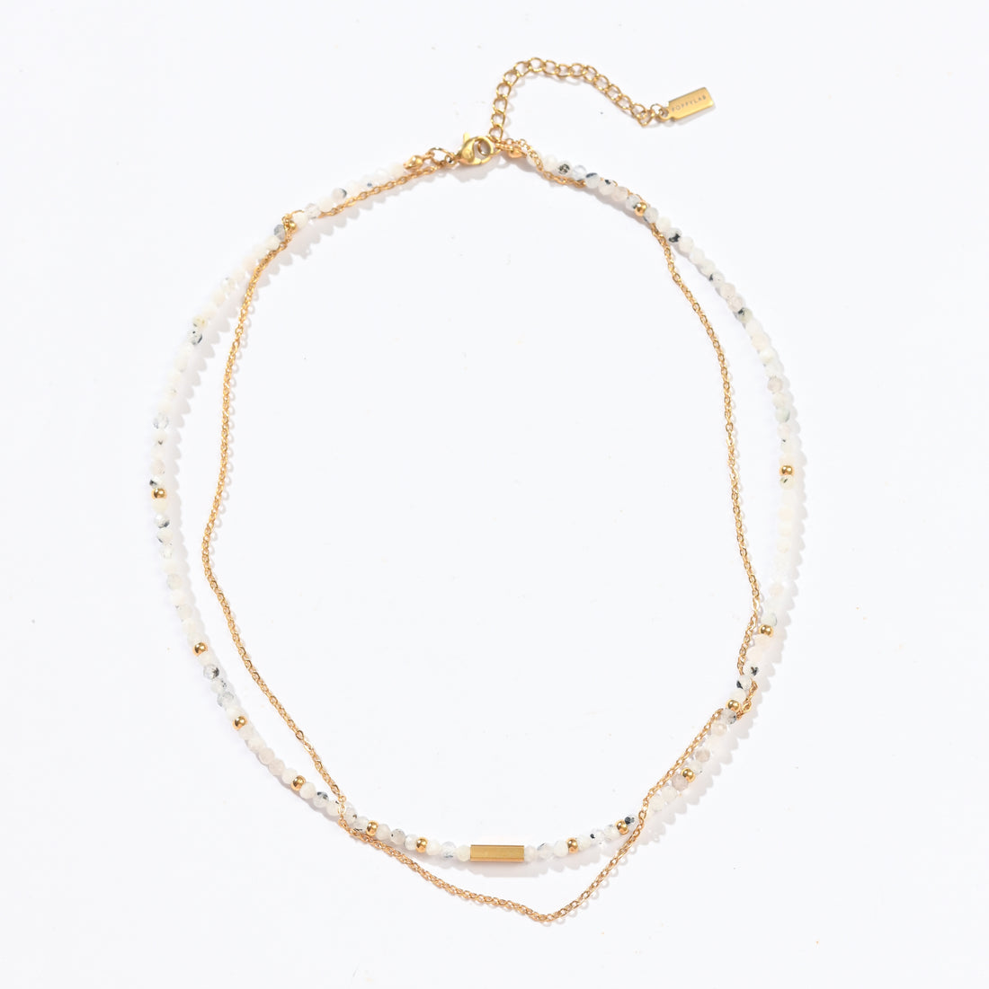 Sasha Layered Necklace | Moonstone