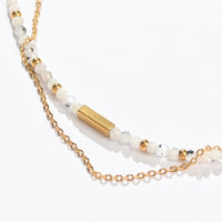 Sasha Layered Necklace | Moonstone