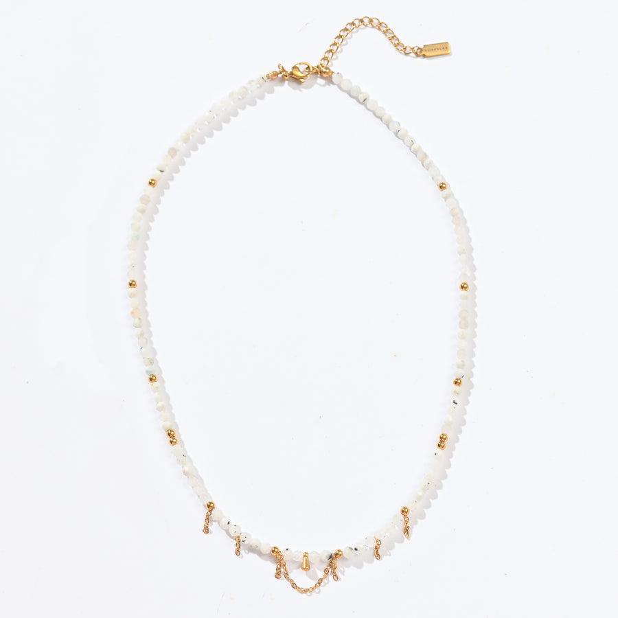 Yara  Veil Necklace |Moonstone